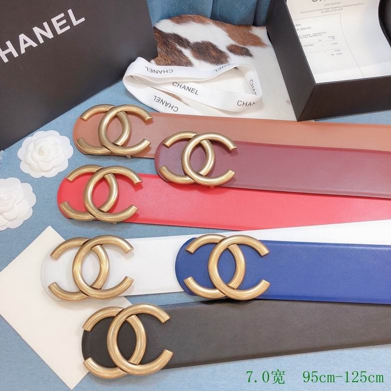 Chanel Belt 70mm 95-125cm 7D02